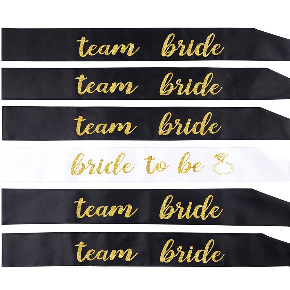 Bride Tribe Sash - 1 مجموعة الزفاف العروس ليكون فريق