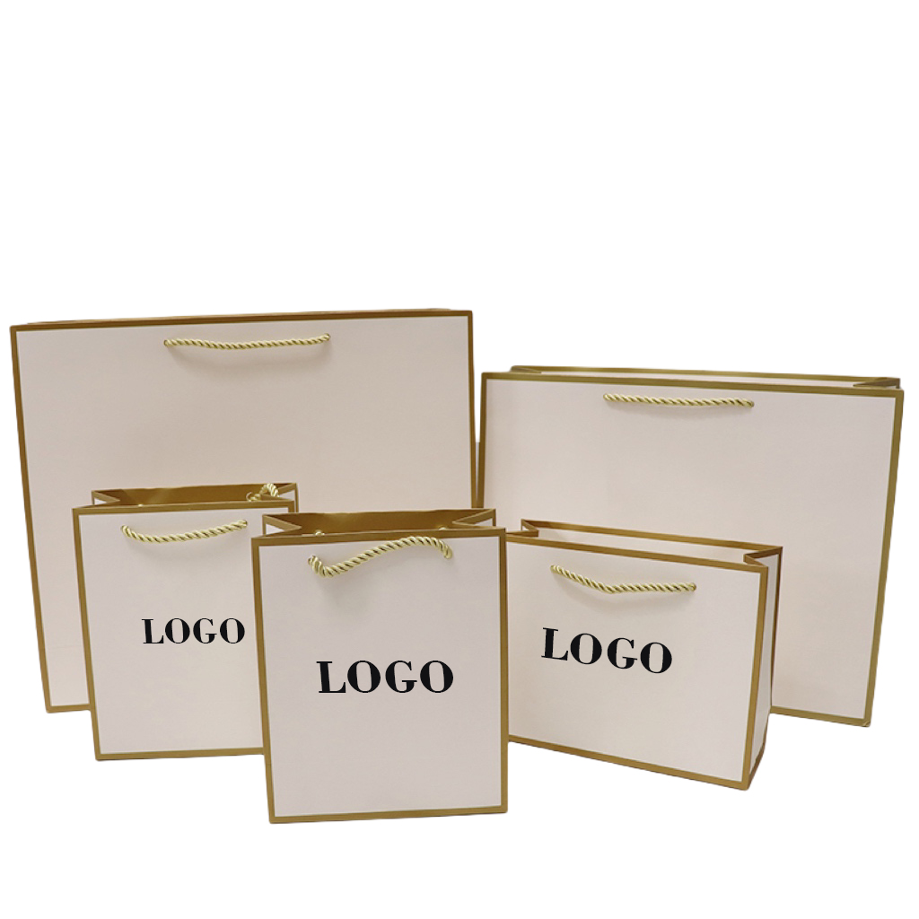 Wedding Package Gold - 5 قطعة تخصيص شعارك أكياس الهدايا