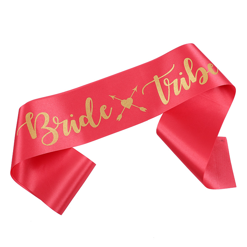 مجموعة أوشحة وصيفات العروس لقب - مراجعة Bride Tribe Sash وسعره