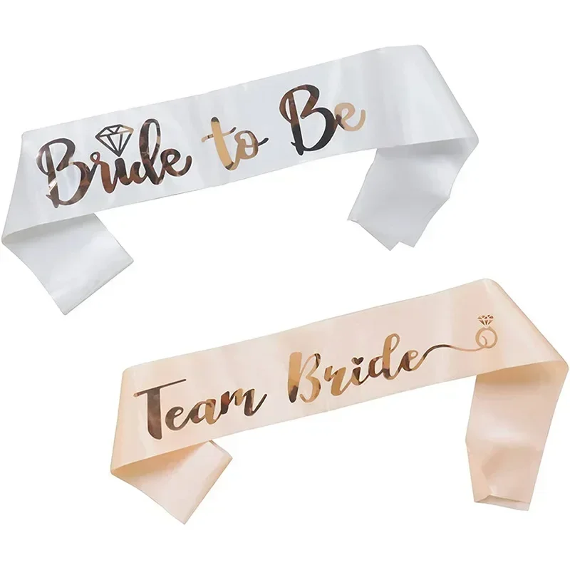 وشاح ساتان لحفل الزفاف ، لوازم - مراجعة Bride Tribe Sash وسعره