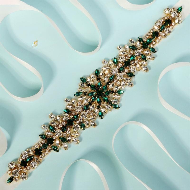 652F حزام كريستال فاخر لحفل ال - مراجعة Bridal Sash Ribbon وسعره
