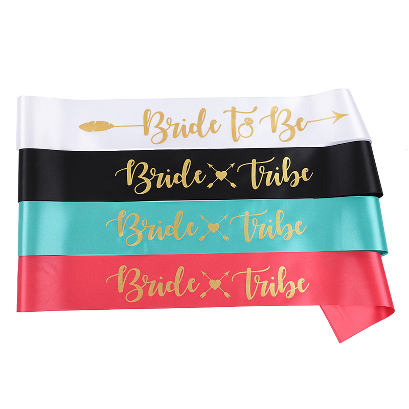 1 مجموعة العروس لتكون العروس ق - مراجعة Bride Tribe Sash وسعره