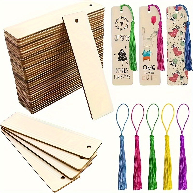 10 قطع من علامات الكتب الخشبية - مراجعة Wedding Supply Co وسعره