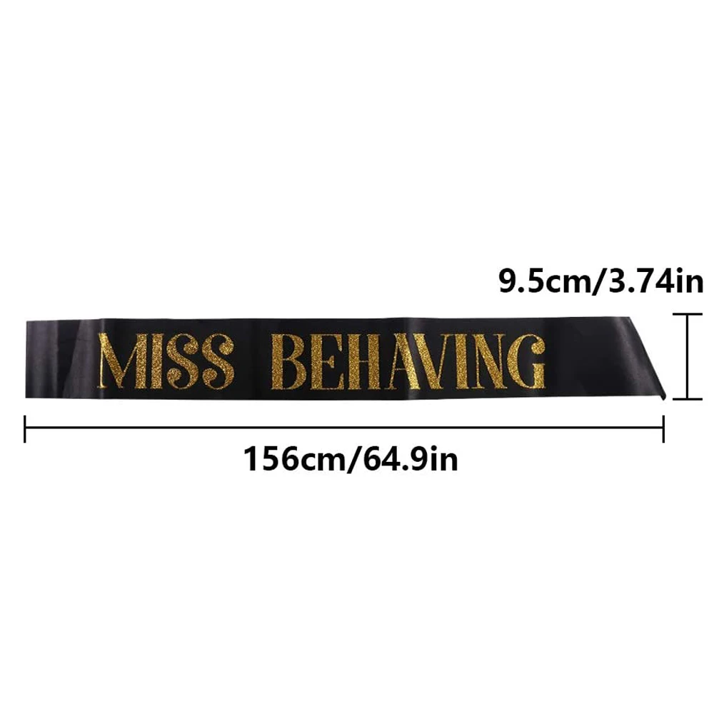مجموعة أشرطة زينة للعروس وفريق - مراجعة Bride Tribe Sash وسعره