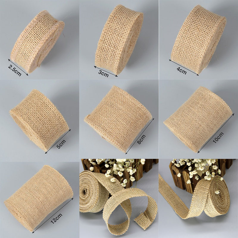 شرائط خيش طبيعية 2 متر/لفة ، ل - مراجعة Wedding Supply Rentals وسعره