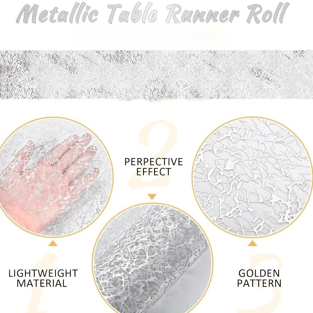مفرش طاولة لامع بنمط فضفاض ذهب - مراجعة Table Runner Sequin وسعره