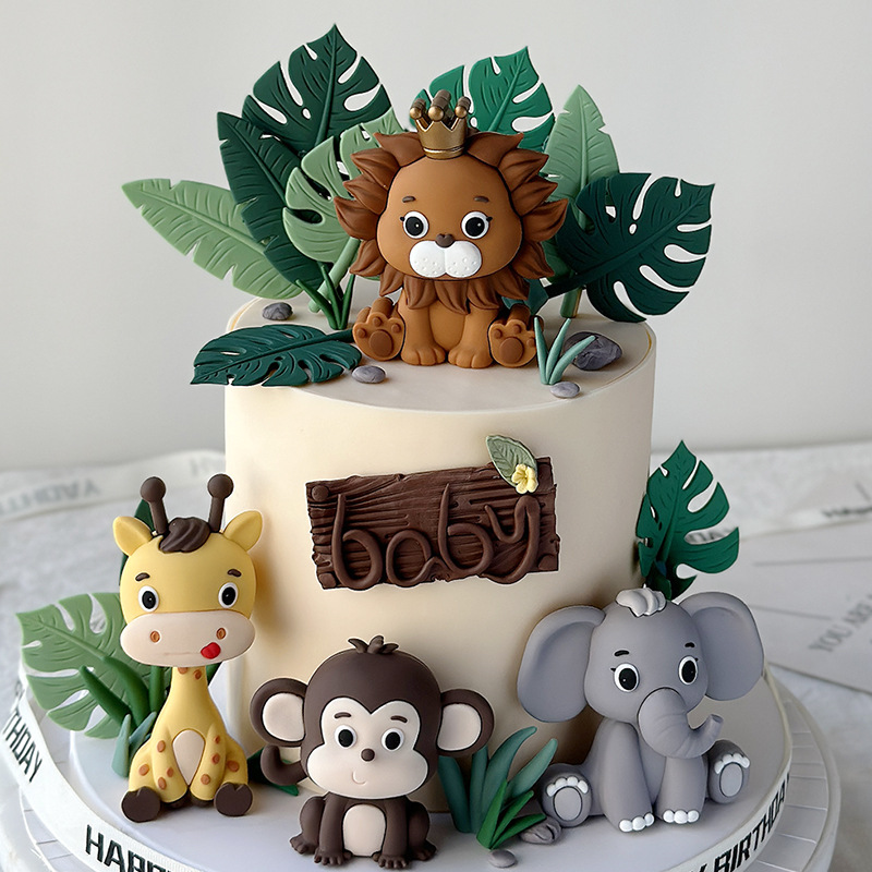 زينات كعك حيوانات الغابة والغا - مراجعة Wedding Zoo وسعره