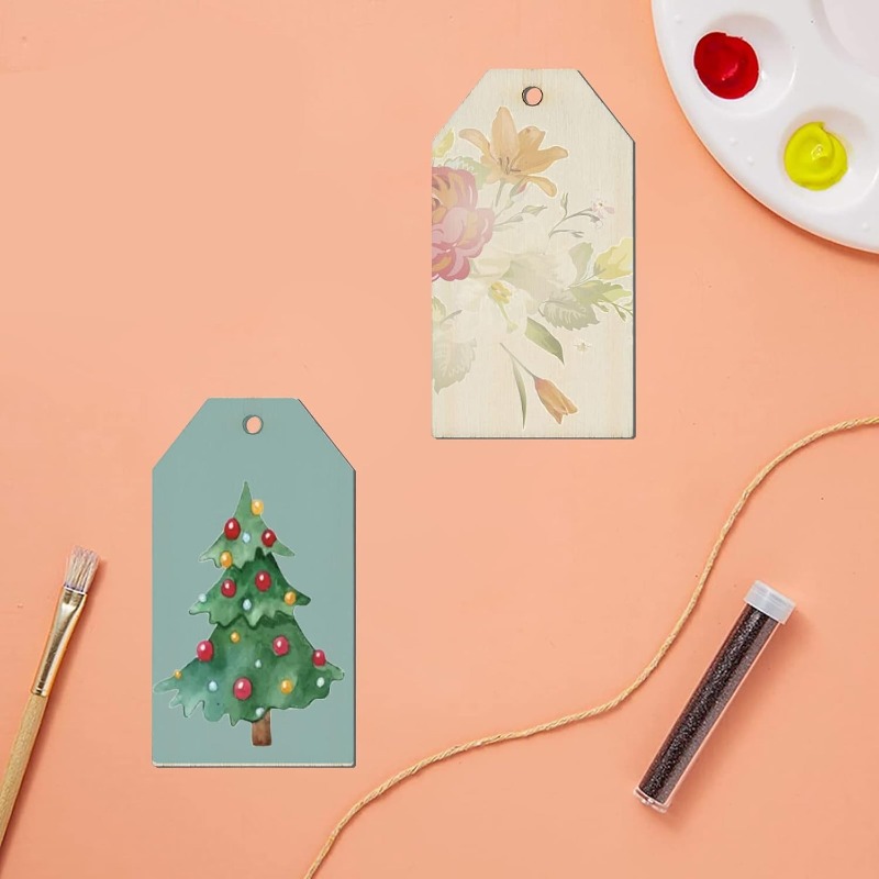 10 قطع من بطاقات الهدايا الخشب - مراجعة Wedding Supply Rentals وسعره